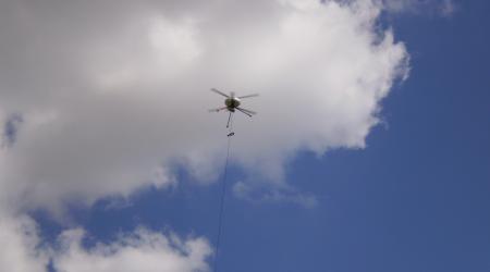 Tethered Mini UAV for Permanent Surveillance