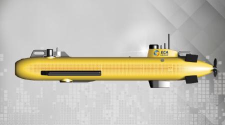 ECA GROUP - AUV - A9 - E - fond gris