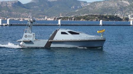 ECA GROUP - USV - ECA Group delivers its new generation USV INSPECTOR 90 for underwater survey and inspection operating