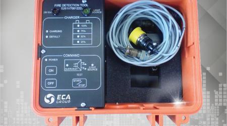 Optical fire detection tool for Aerospace Ground Support Equipment (MGSE & EGSE)