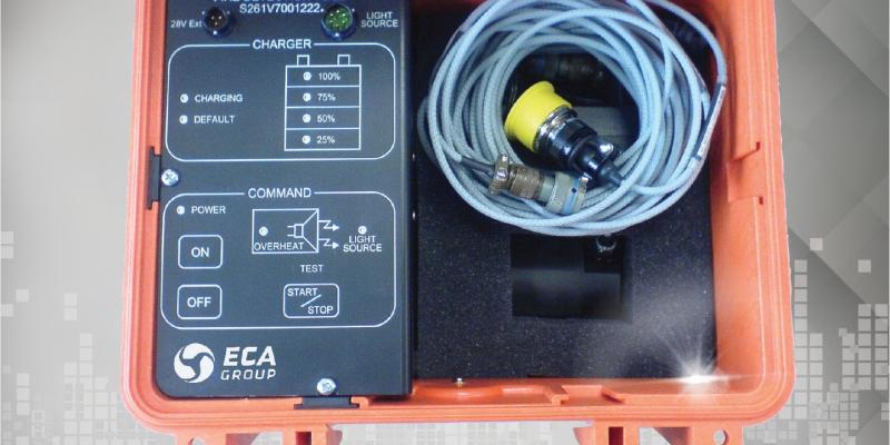 Optical fire detection tool for Aerospace Ground Support Equipment (MGSE & EGSE)