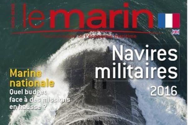 ECA-GROUP-PRESS REVIEW-Page de couverture le Marin-Navires militaires 2016.jpg