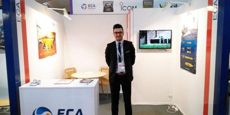 Gicat.com: Shield Africa 2017 - ECA Group showcased its range of unmanned robotic systems
