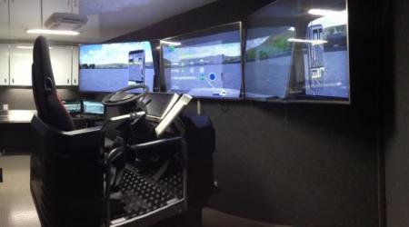 ECA GROUP - SIMULATION - EF Truck NG​ Truck & Bus simulator-inside view of trailer