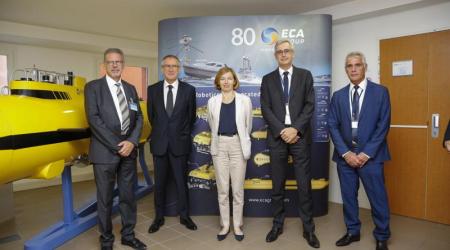 ECA GROUP - EVENT - The French Minister of Armed Forces meets ECA Group teams in La Garde 4