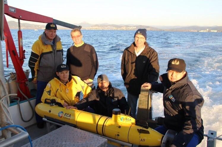 ECA Group Support and Services Mine Counter Measures AUV and ROV
