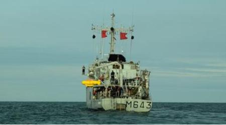 ECA GROUP - NEWS - Le chasseur de mines andromede mutiplie les contre minages en manche