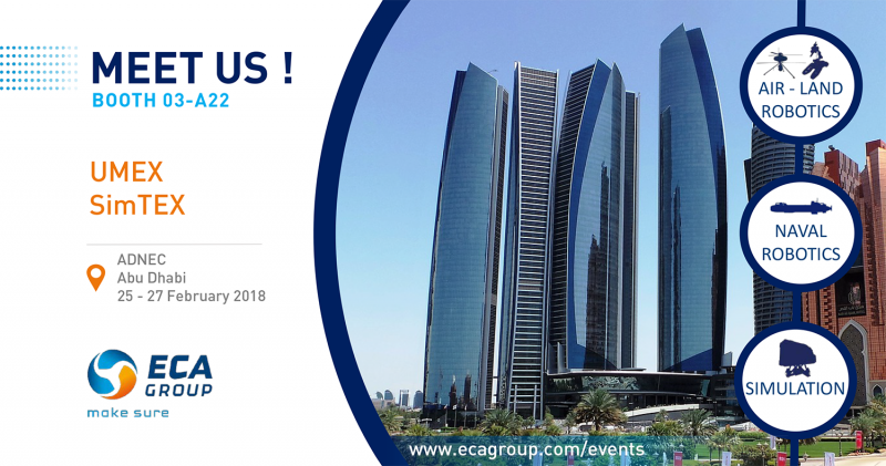 Meet ECA Group at UMEX SimTEX 2018