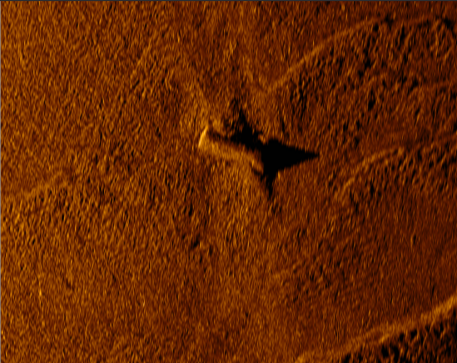  Mine Like object been detected by AUV A9-M       
