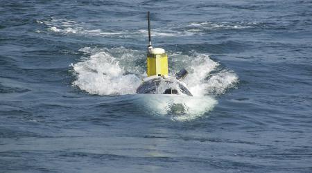 ECA Group - AUV A27-E on water - 2