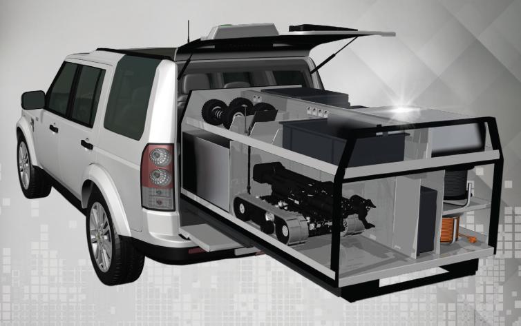 Fully Equipped Ground Intervention Van for Bomb Disposal