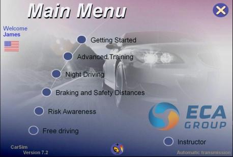 Main Menu Screen Shot