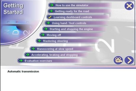 Getting Started Screen Shot Multiple Lessons per module