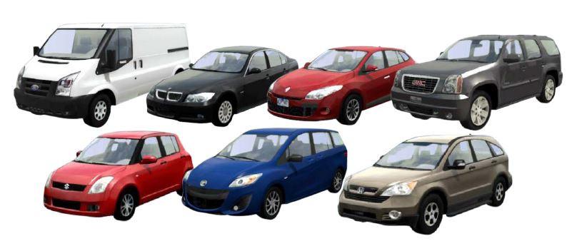 Range of Vehicles