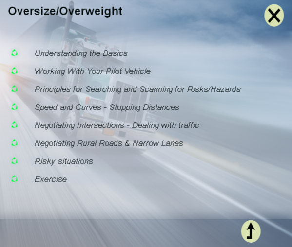 Oversize/Overweight - Screen Shot