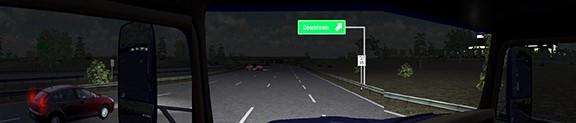 Actual Behind the Wheel Perspective