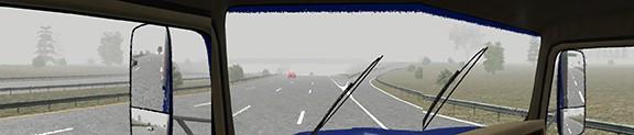 Actual Behind the Wheel Perspective