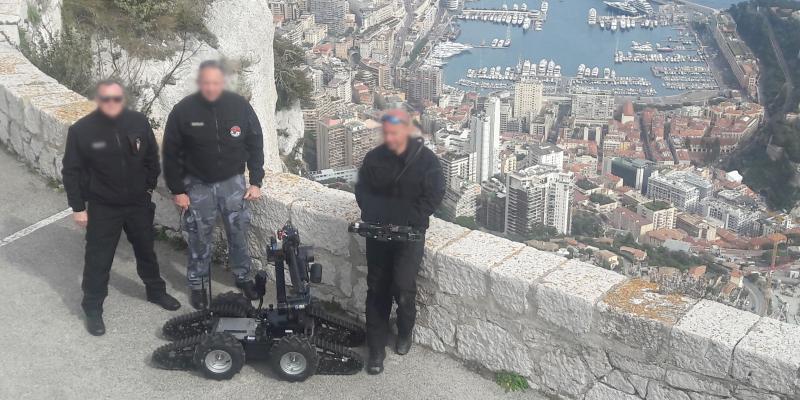 Delivery of a new IGUANA UGV to the Monaco Police