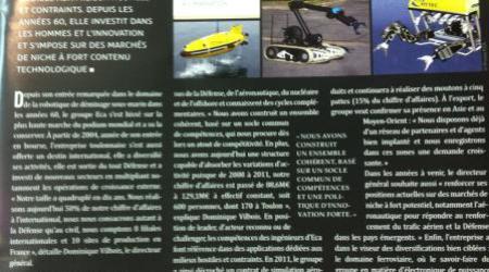 ECA-GROUP-PRESS REVIEW-ECA IMMERSION DANS UNE ENTREPRISE INNOVANTE -Juillet 2012