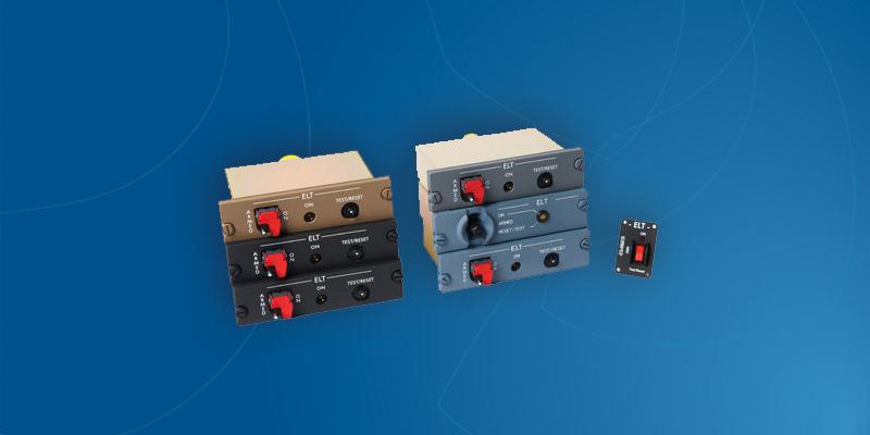 Cockpit Remote control panel for Emergency Locator Transmitters (ELTs)