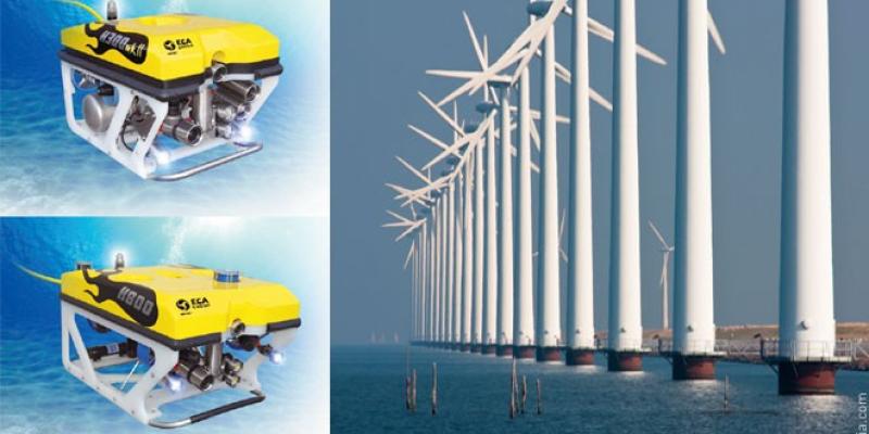 Windfarm Inspection and Monitoring by Rov